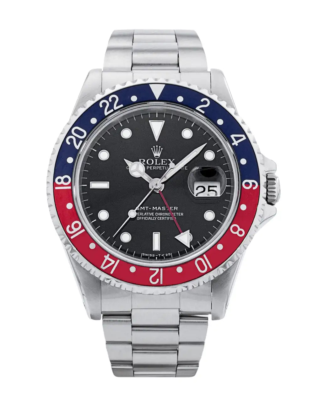 ROLEX  Montre Rolex GMT-Master en acier Ref: Rolex - 16700 Vers 1990